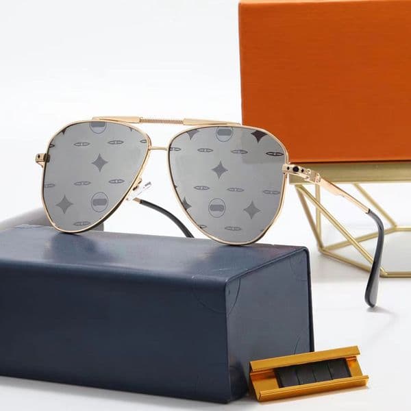 designer Sunglasses Summer Sunglasses Fashion Designer Full Frame Glasses Letter Pattern Design for Man Woman 5 Color High Quality