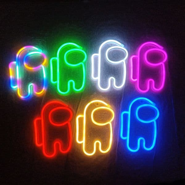 Led Neon Sign Light SMD2835 Indoor Night Astronaut Model Holiday Xmas Party Wedding Decorations Table Lamps