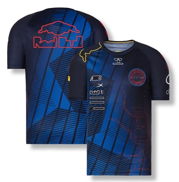F1 racing team uniform F1 team driver T-shirt Formula One short-sleeved racing uniform unisex leisure sports round neck T-shirt breathable quick-drying 22 years new.