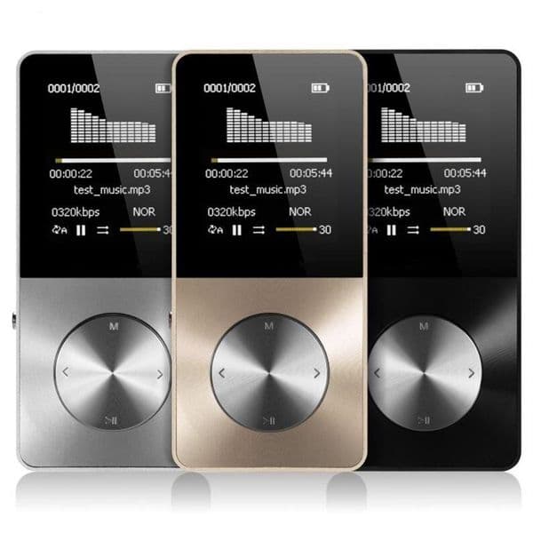 Metal MP3 MP4 Player 8gb 16GB Video Sport MP4 Flash HIFI Slim MP4 Video Player Radio Recorder Walkman With Speaker2366