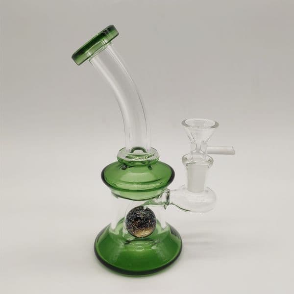 DPGWP008 Different Color 6.7" Glass Hookahs Pipes with Dicro Ball on the Bottle