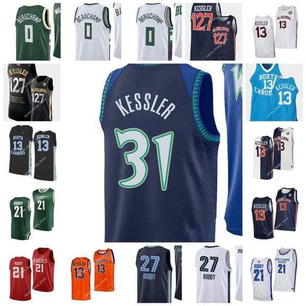 Printed Walker Kessler David Roddy MarJon Beauchamp Jersey NCAA 2022 Draft Pick Basketball Jerseys Men Women Youth Leave us a message in the order if