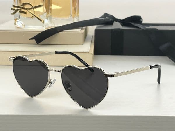 Sunglasses For Men Women Summer 301 Style Anti Ultraviolet Retro Plate Heart Shaped Frame Random Box
