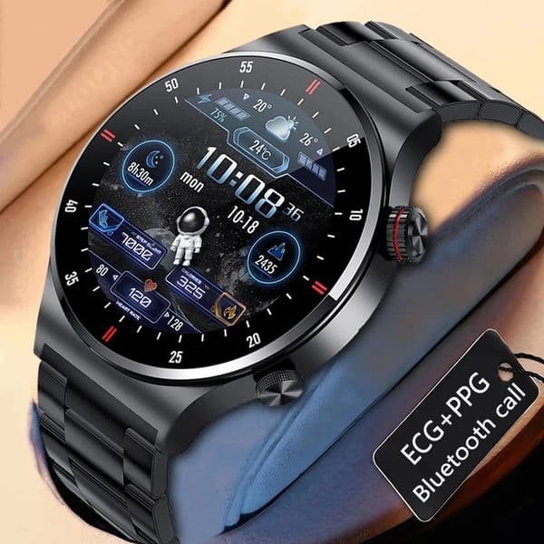 2025 Heart rate Smart Watches sports pressure GPS waterproof Smartwatch large HD screen Bracelet ECG blood oxygen monitoring men Bluetooth Wristband