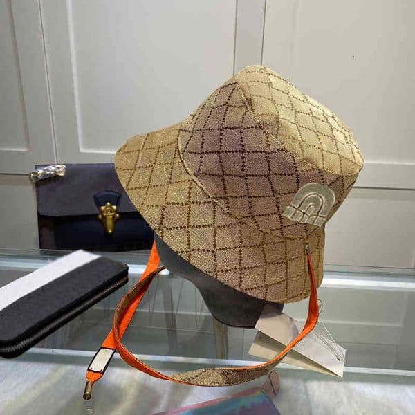 Fashion Bucket Hat Designer Hats Reversible Beach-hat Letter Cap Design for Man Woman Black and Brown Top Quality