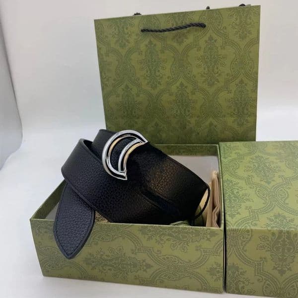 Wholesale Fashion Big buckle genuine leather belt designer men women high quality mens belts