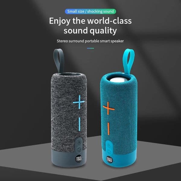 TG619 MAX 20W Portable Bluetooth Speaker Fabric Wireless Boombox Waterproof Outdoor Subwoofer Stereo Loudspeaker support TWS