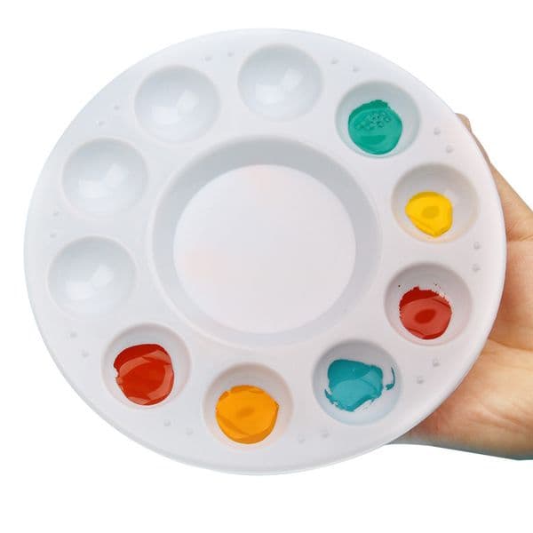 Plastic Paint Tray Palettes for Kids Students to Paints on School Project or Art Class Craft Supplies XBJK2207