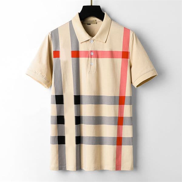 Mens Designer Polos Shirts For Man High Street Italy Embroidery Garter Snakes Little Bees Printing Brands Clothes Cottom Clothing Teesl#19