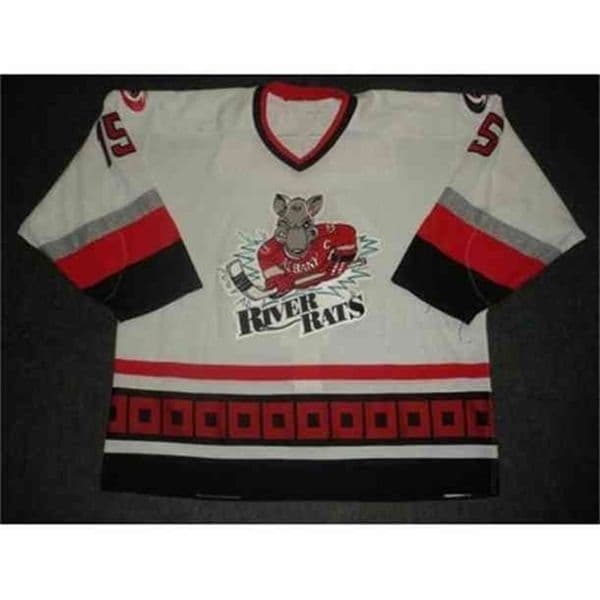 C26 Albany River Rats 15 Brad Isbister 2 Noah Babin Ice Hockey Jersey Mens Embroidery Stitched Customize any number and name Jerseys