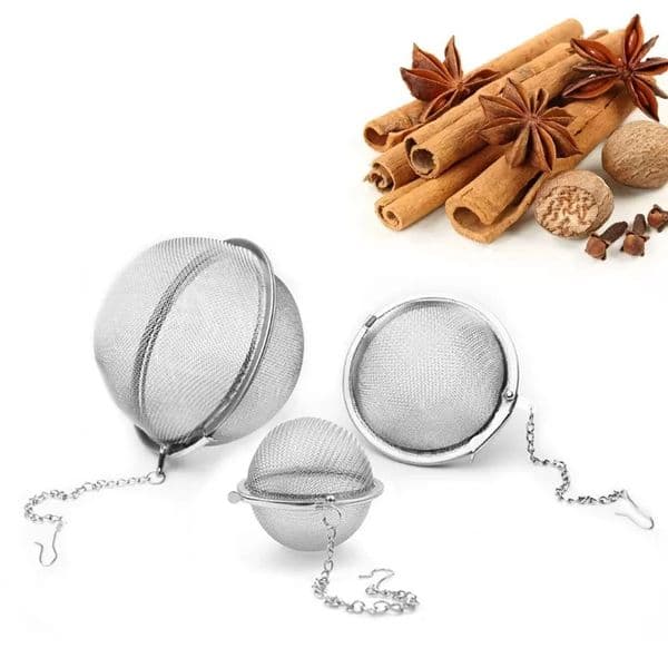 Stainless Steel Tea Pot Infuser Sphere Locking Spice Tea Green Leaf Ball Strainer Mesh Strainers Filter Tools BES121