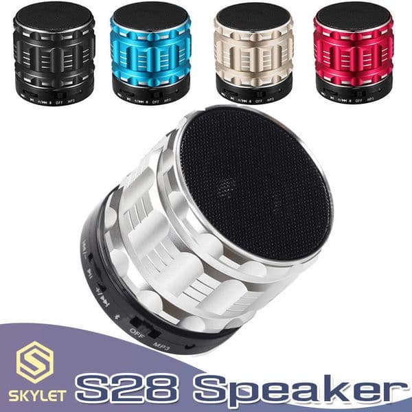 Mini Bluetooth Speaker S28 Wireless Stereo Speakers TF SD Cards Slot Portable FM Play Radio For Universal Cellphones with Retail Box