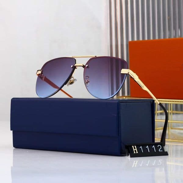 Designer LOU VUT luxury cool sunglasses Men and Women Popular 1112 Sunglasses Charming Fashion Top Quality UV Protection driving Come With Package with original box