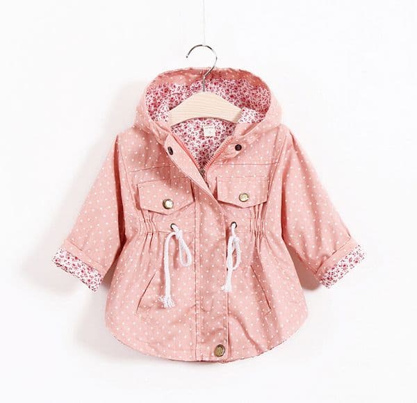 Free Shipping Autumn Jackets For girls New 2020 Korean version Brand Fashion Polka Dot Bat shirt Coat 5pcs/lot Children Hoodies