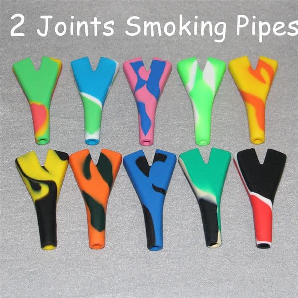 10 Colors Silicone Oil Burner Pipe Silicon Waterpipe Bubbler Smoking Water Tobacco Hand Pipes