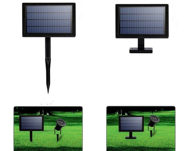 Solar Outdoor Garden Decoration Waterproof IP65 Christmas Laser Spotlight Star Projector Rotating Color Stage Light