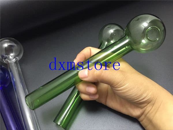 BIG BALL 200mm mixed colorful Pyrex Glass oil burner pipe clear glass oil burner glass tube pipe oil nail