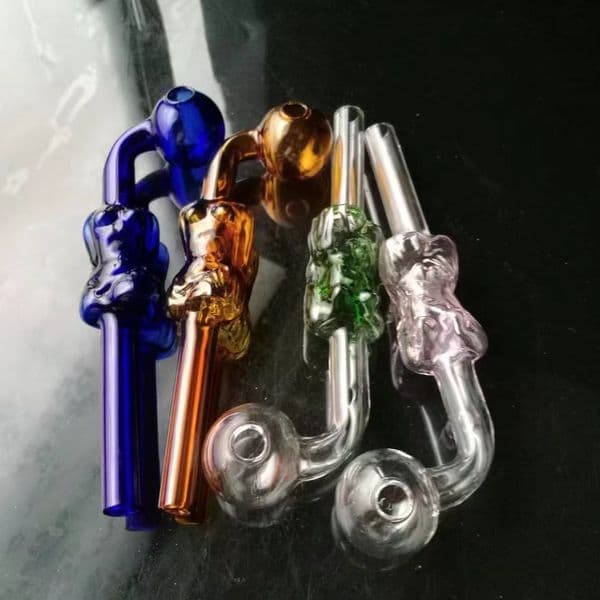 Smoking pipes Ball Glass Oil Burner Pipe Smoking Bowl Water Hookahs bongs Beautiful women's curved pot