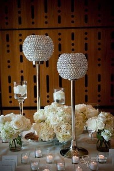 Tall Large Crystal Flower Vase/tall cylinder glass crystal bead vase