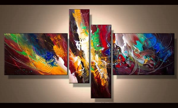Contemporary Abstract oil painting Handpainted canvas Color artwork Modern decoration home office hotel wall art for Living Room decor Gift abs65
