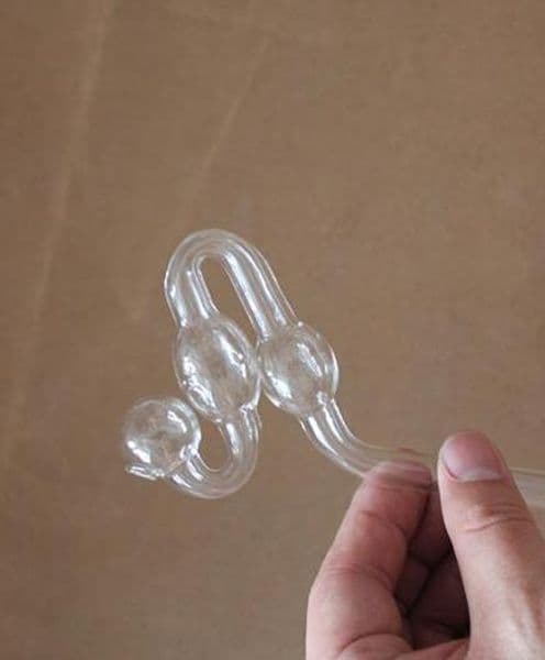 15cm Snakelike Glass Pipes Glass Bong Oil Burners Bongs Water Pipes Glass Clear Hookahs Pipe