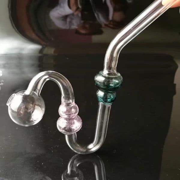 Smoking pipes hookah Oil Burner Pipe Smokings Glass Bowl Colorful gourd snake pot