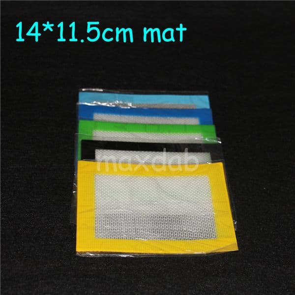 Custom Silicon Baking Mat 14 11.5mm 4.5 5.5 inch silicone Wax Pad silicone contaner mat