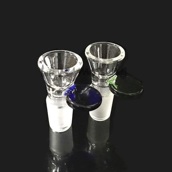 Heady Glass Bowl Tobacco Smoking Accessories 10mm 14mm 18mm Male Joint Glass Heady Bowls for Bangs with Handle for Water Pipe