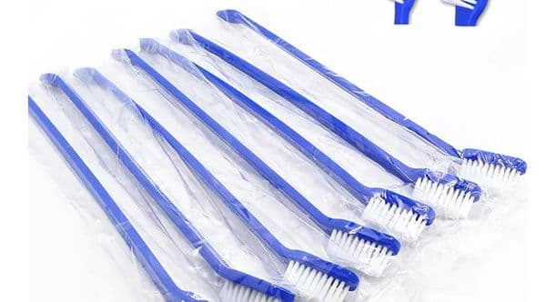 500 PCS Pet Supplies Cat Puppy Dog Grooming Toothbrush Dog Health Supplies Color Random Send