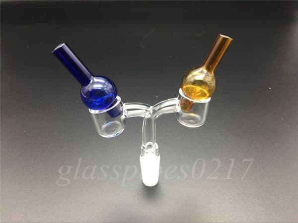 Universal Colorful glass bubble carb cap round ball dome for XL thick Quartz thermal banger Nails glass water pipes oil