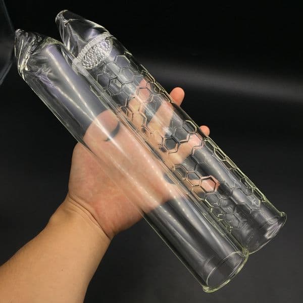 glass extractor tube plant oil extraction tube 12inches glasss borosilacare tube glass oil burner pipe smoking pipe glass pipe free shipping