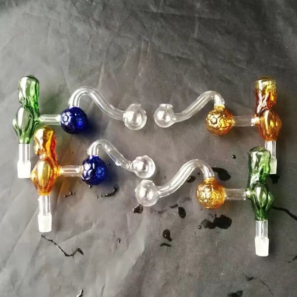 Smoking pipes hookah Oil Burner Pipe Smokings Glass Bowl Beauty Football Cooking Pot