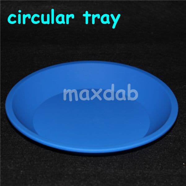 box factory price Deep Dish Round Pan 8" friendly Non Stick Silicones Container Concentrate Oil BHO silicone tray