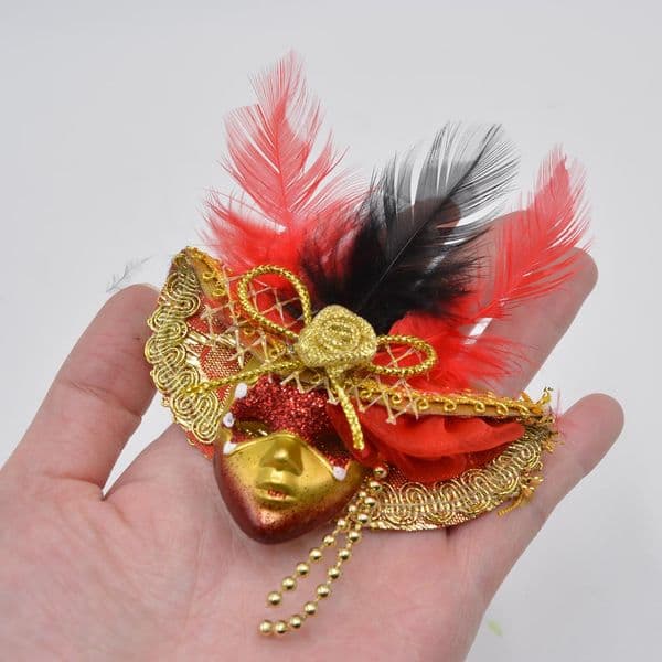 Masquerade Mini Masks Fridge Magnet Sticker Mardi Gras Party Decoration 12pcs Little Beauty Venetian Party Mask Whiteboard Notes Sticker