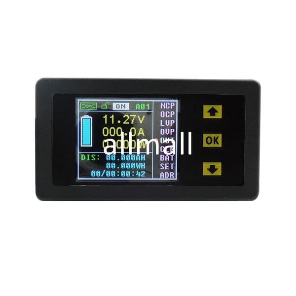 Freeshipping DC 100V 200A Wireless Digital LCD Display Digital Current Voltmeter Ammeter Power Energy Multimeter Panel Tester Meter Monitor