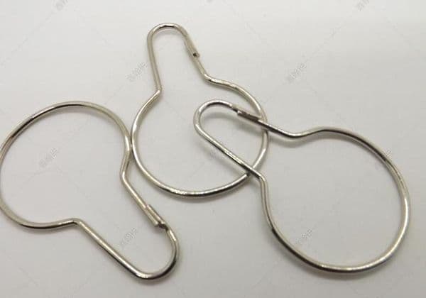 1000pcs New Stainless steel Chrome Plated Shower Bath Bathroom Curtain Rings Clip Easy Glide Hooks Fedex free Shipping