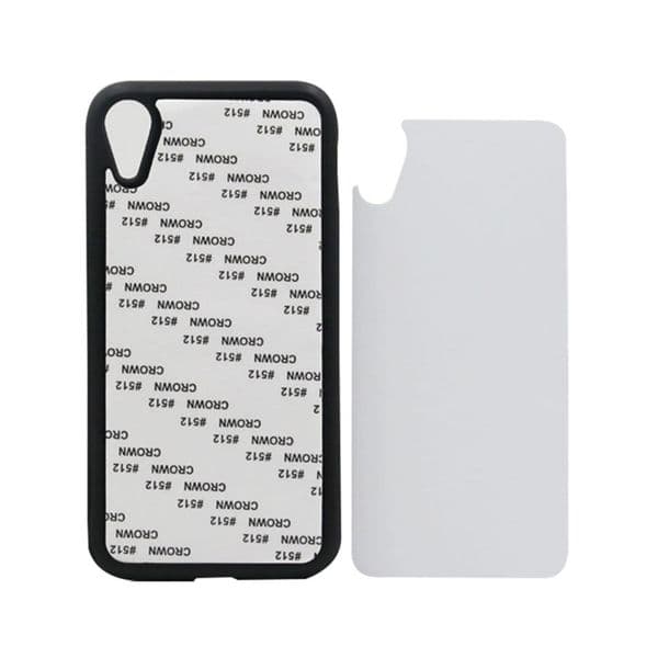 For iPhone XS XS MAX XR 2D Rubber Sublimation Phone Case Blank TPU+PC Mobile Phone Cover