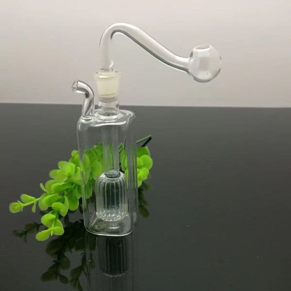 Smoking pipes Ball Glass Oil Burner Pipe Smoking Bowl Water Hookahs bongs Square tube mini glass water bottle