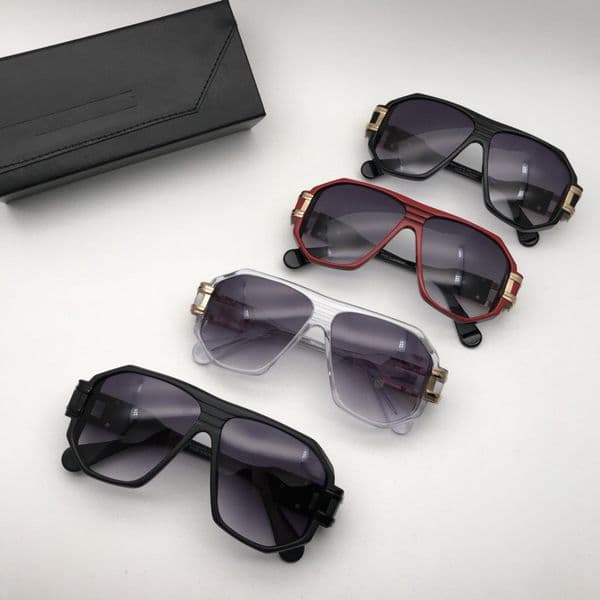 Legends 163 Pilot Sunglasses for Men Gold Black/grey Gradient Lens Vintage Gloss Classic Sun Glasses Unisex gafas de sol