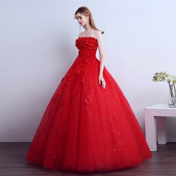 Summer Custom Made Plus Size Full Flowers Tull Wedding Dress 2016 vestido de noiva Princess Cheap Vintage Bridal Gown Dresses