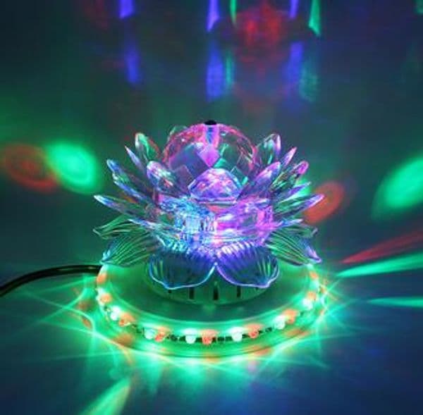 RGB Led Stage Light Auto Rotating Disco Ball Lamp Effect Magic Party Club Lights for Christmas House KTV's Xmas Wedding Pub Show Pub