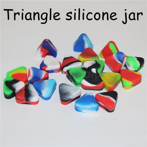 1 5ml 3ml 5ml 7ml nonstick silicone jar dab wax containers for wax silicone jars concentrate case pass fda lfgb test