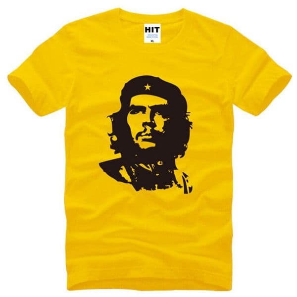 Ernesto Guevara Shadow Printed T Shirt Men New Summer Short Sleeve O-Neck Cotton Men's T Shirt Funny Male Top Tee Brand MEN Clothing