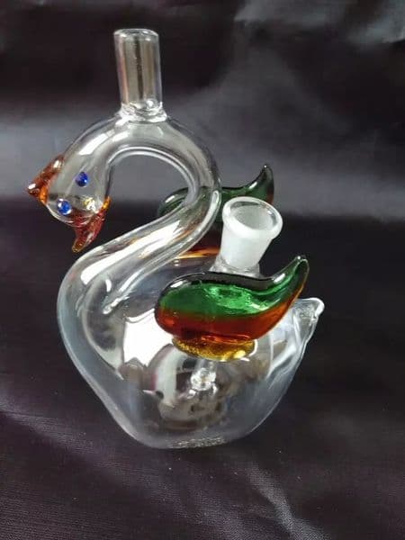 Smoking pipes hookah Oil Burner Pipe Smokings Glass Bowl Smoking Accessories Swan glass water bottle