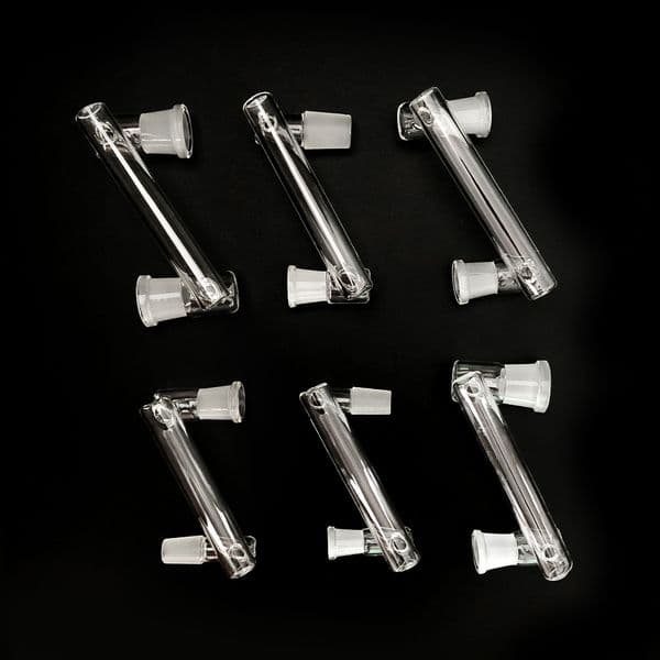 Glass Adaptor Glass Dropdown Glass Water Pipe bong Oil Rig 14.4mm female to 18.8mm female
