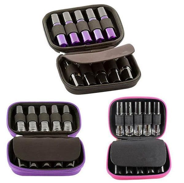 Essential Oil Carrying Case Premium Protection for Roller Bottles Hard Shell Case Perfect Travel Cases Storage Bag SN2196