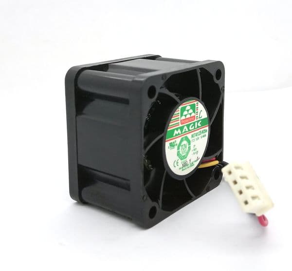 MAGIC MGT4012ZB-W28(R) DC12V 0.40A 40x40x28MM 4Lines Computer cooling fan