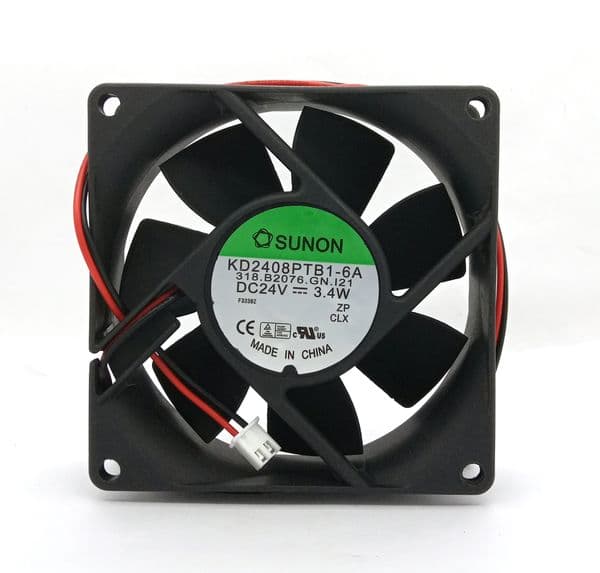 Original SUNON KD2408PTB1-6A DC24V 3.4W 80x80x25MM 8cm 2Lines Inverter cooling fan