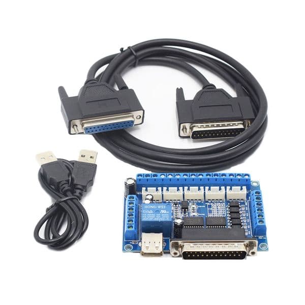 CNC controller stepper motor driver Simple Convenient Engraving machine 5 Axis Breakout Board With Optical Couple MACH3
