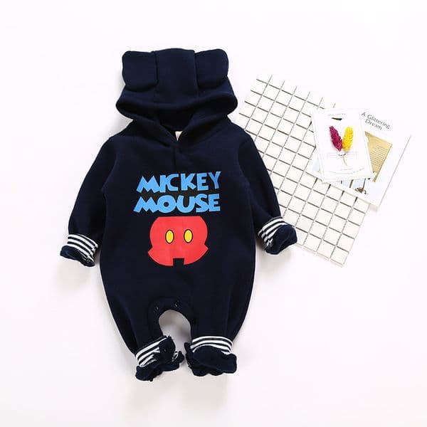 Baby Rompers Spring Warm Baby Boy Clothes Fashion Newborn Baby Clothes Cotton Girl Clothing Set Plus velvet Infant Jumpsuits